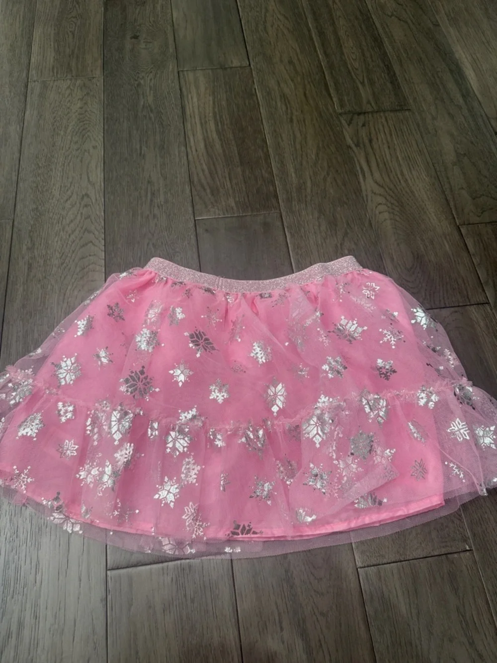Cynthia rowley Pink Tulle Skirt with Silver Star Accents
